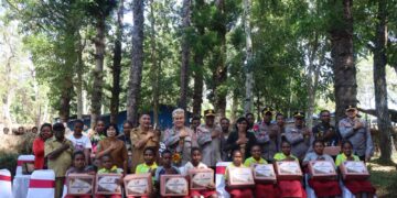 Putra Asli Lembah Baliem, Wakapolres Jayawijaya Sambut Hangat Kunjungan Astamaops Kapolri di Pusat olah Seni Wesaput