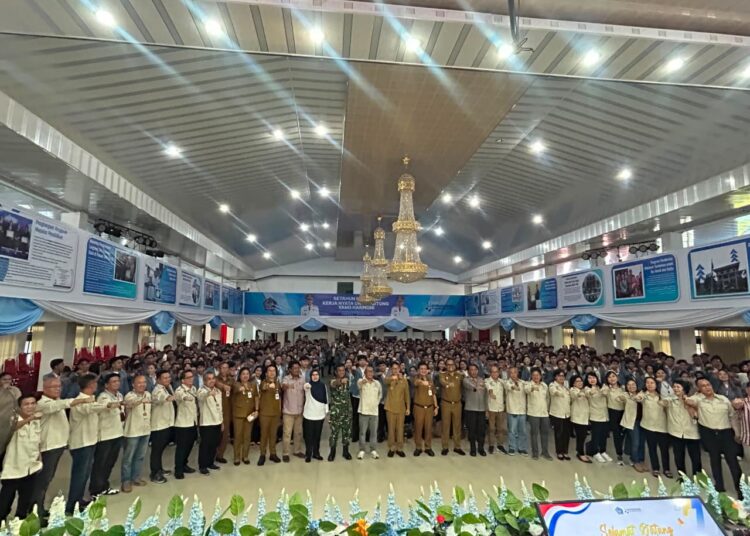 Sinergi TNI, Pemerintah Daerah dan Mahasiswa, Kasdim 1310/Bitung Hadiri Penerimaan Mahasiswa KKT Unsrat Manado di Kota Bitung