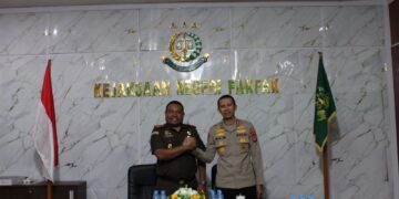 Kapolres Fakfak Jalin Silaturahmi dengan Kajari, Perkuat Sinergitas Penegakan Hukum
