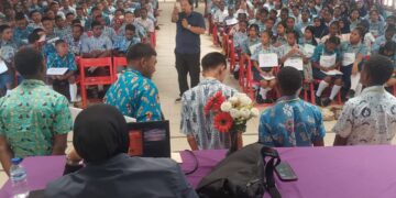Satresnarkoba Polres Jayawijaya Berikan Pembekalan Bahaya Narkoba dalam Kegiatan MPLS