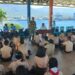 Perkuat Karakter Generasi Muda Sejak Dini, Babinsa Koramil 1310-02/Lembeh Berikan Materi Bela Negara kepada Siswa Baru SMKN 3 Bitung dalam Kegiatan MPLS