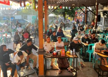 Nobar Bersama Wartawan, Kabid Humas Polda Papua Barat Sampaikan Imbauan Kamtibmas