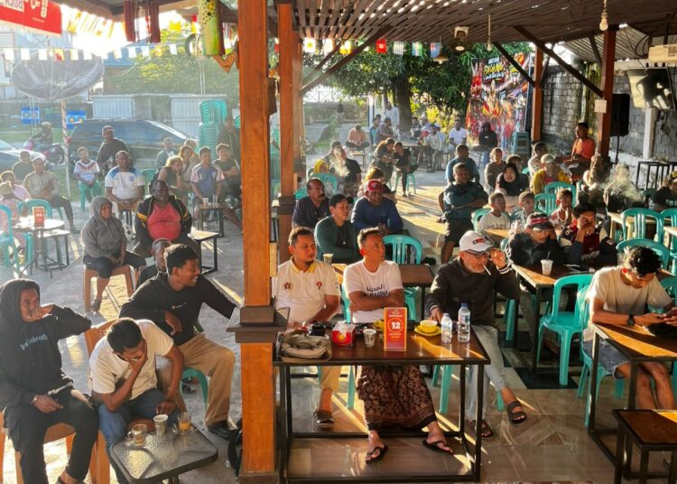 Nobar Bersama Wartawan, Kabid Humas Polda Papua Barat Sampaikan Imbauan Kamtibmas