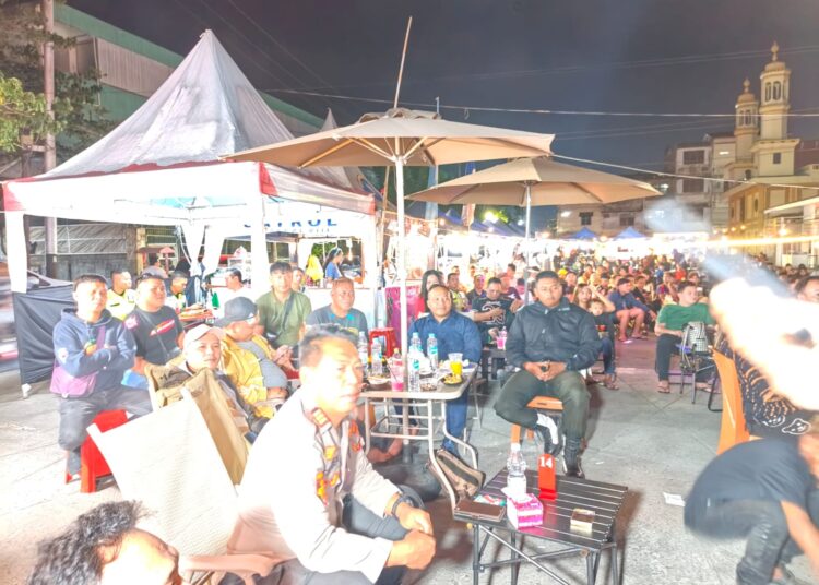 Pererat Kebersamaan, Dandim 1310/Bitung Bersama Forkopimda dan Masyarakat Kota Bitung Nobar Final Piala Dunia 2026