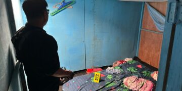 Sat Reskrim Polres Jayawijaya Laksanakan Olah TKP Kasus Pembobolan Kios di Jalan Wesaput