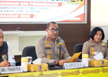 Polda Papua Barat Gelar Taklimat Awal Audit Kinerja Itwasum Polri Tahap II TA 2026 Aspek Pelaksanaan dan Pengendalian