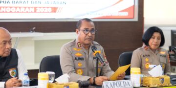 Polda Papua Barat Gelar Taklimat Awal Audit Kinerja Itwasum Polri Tahap II TA 2026 Aspek Pelaksanaan dan Pengendalian