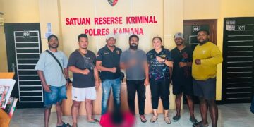 Satreskrim Polres Kaimana Berhasil Amankan Terduga Pelaku Penganiayaan Menggunakan Senjata Tajam