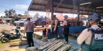 Patroli Regu Siaga 3 Polres Jayawijaya Jaga Kamtibmas, Situasi Wamena Tetap Aman dan Kondusif