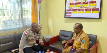 Polsek Kurulu dan Pemerintah Distrik Matangkan Persiapan HUT ke-81 Kemerdekaan RI