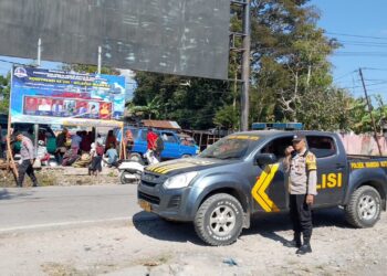 Polsek Wamena Kota Tingkatkan Patroli Dialogis, Ajak Masyarakat Jaga Kamtibmas Jelang HUT ke-81 Kemerdekaan RI