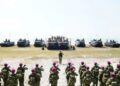 Wakil Panglima TNI dan Sejumlah Pejabat Negara Terima Warga Kehormatan dan Brevet Korps Marinir