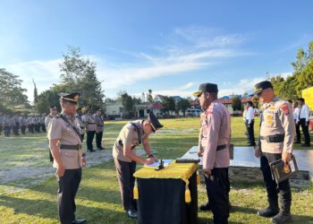 Polres Jayawijaya Gelar Serah Terima Jabatan, Wujud Regenerasi Kepemimpinan dan Penguatan Pelayanan kepada Masyarakat