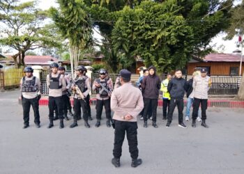 Patroli Humanis Regu Siaga I Polres Jayawijaya Jaga Kondusivitas Kota Wamena Selama 1×24 Jam