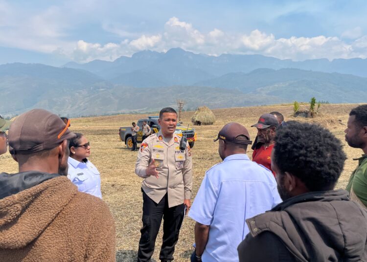 Polres Jayawijaya Matangkan Pengamanan Festival Budaya Lembah Baliem Ke-34, Lakukan Rapat Koordinasi dan Peninjauan Lokasi