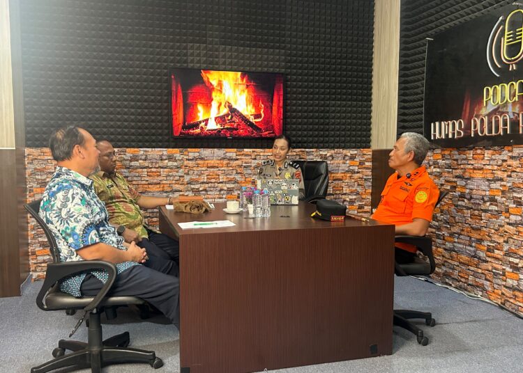 Polda Papua Barat Gelar Podcast Bersama Basarnas, BMKG, dan Dinas Kehutanan Bahas Kesiapsiagaan Menghadapi El Niño