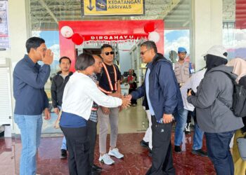 Kabidkeu Polda Papua Tiba di Wamena, Disambut Personel Polres Jayawijaya