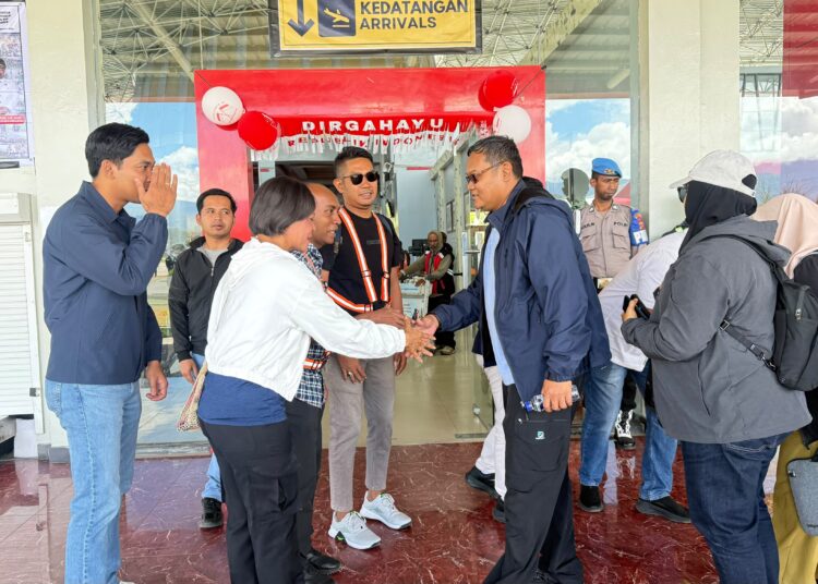 Kabidkeu Polda Papua Tiba di Wamena, Disambut Personel Polres Jayawijaya