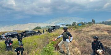 Polres Jayawijaya Lakukan Olah TKP Dugaan Penembakan di Festival Budaya Lembah Baliem