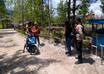 Polsek Kurulu Pastikan Keamanan Wisatawan Dan Aktivitas Masyarakat Tetap aman dan Kondusif