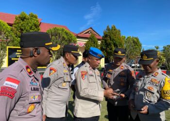 Cegah Judi Online Dan Pinjaman Online, Propam Polres Jayawijaya Laksanakan Gaktibplin Personel