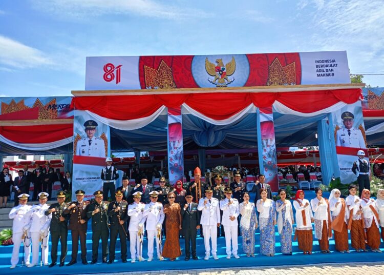 Momentum Peringatan HUT Proklamasi ke-81 RI, Dandim 1310/Bitung Bersama Forkopimda Bitung Perkuat Sinergi Wujudkan Indonesia Berdaulat, Adil, dan Makmur