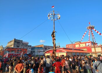 Penuh Semangat Kebersamaan, Kasdim 1310/Bitung Hadiri Semarak Perayaan HUT ke-81 RI Bersama Pemerintah dan Masyarakat Kota Bitung