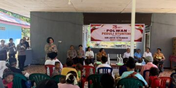 Polwan Peduli Stunting, Polwan Polda Papua Barat Hadir Untuk Dukung Percepatan Penurunan Stunti