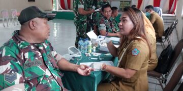 Jaga Kebugaran, Pererat Kekompakan dan Peduli Kesehatan, Persit KCK Kodim 1310/Bitung Gelar Olahraga Bersama, Lomba, serta Pemeriksaan Kesehatan Gratis, Semarakan HUT ke-81 RI