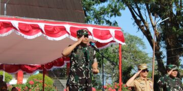 Pastikan Kesiapan Personel dan Sarpras, Kodim 1310/Bitung dan Forkopimda Minut Selenggarakan Apel Gelar Pasukan Kesiapsiagaan Penanggulangan Karhutla di Minahasa Utara