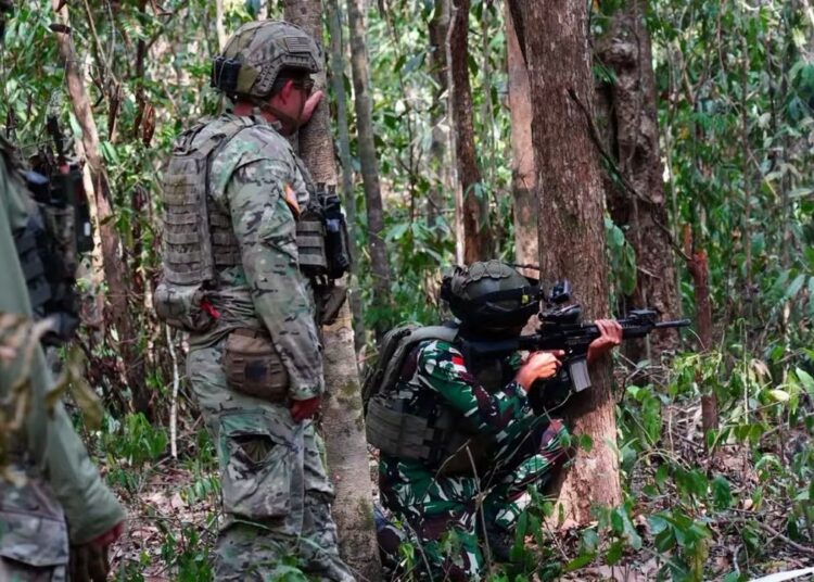 Pacu Adrenalin, Menembak Lorong Jadi Latihan Menantang di Super Garuda Shield 2026