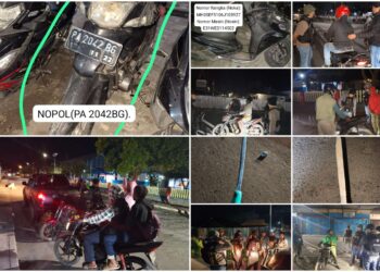 Polres Jayawijaya Intensifkan Patroli 3C, Tiga Motor dan Sajam Diamankan