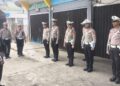 Satlantas Polres Jayawijaya Laksanakan Strong Point Pagi, Jaga Keselamatan Pengguna Jalan