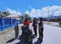 Satuan Samapta Polres Jayawijaya Laksanakan Patroli dan Pemeriksaan, Sejumlah Senjata Tajam Diamankan