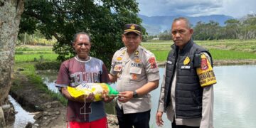 Polsek Wamena kota Berikan Himbauan dan Motivasi Masyarakat Untuk Melakukan Kegiatan Positif