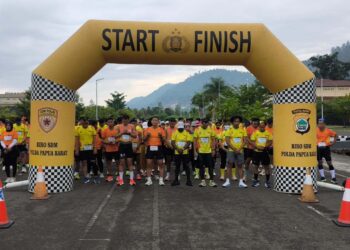 Polwan Pabar Run 2026 Semarakkan Hari Jadi ke-78 Polwan di Papua Barat