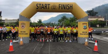 Polwan Pabar Run 2026 Semarakkan Hari Jadi ke-78 Polwan di Papua Barat