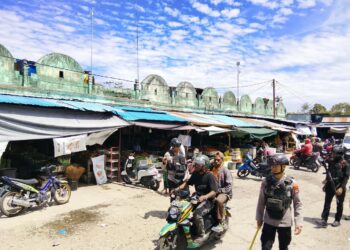 Regu Siaga 1 Polres Jayawijaya Tingkatkan Patroli Dan Respons Cepat Kebakaran di kota Wamena