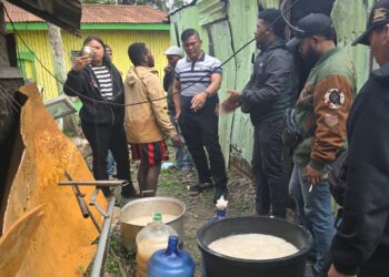 Satresnarkoba Polres Jayawijaya Tertibkan Peredaran Miras Lokal di kota Wamena
