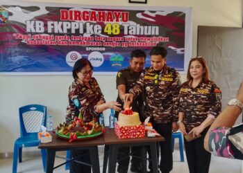 Pererat Tali Silaturahmi dan Kebersamaan, Kasdim 1310/Bitung Hadiri Syukuran HUT ke-48 FKPPI Minahasa Utara dan Bakti Kesehatan Gratis
