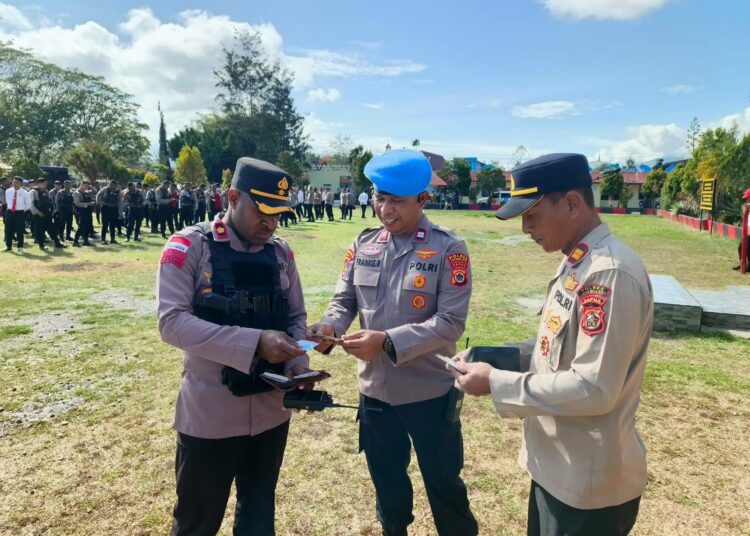 Gaktibplin Personel Polres Jayawijaya, Propam Periksa Sikap Tampang dan Handphone