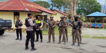 Polsek Kurulu Bersama Satgas ODC Laksanakan Patroli Dialogis dan Razia di Jalur Trans Wamena-Jayapura