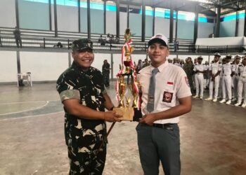 Dorong Disiplin, Kekompakan dan Kepemimpinan di Kalangan Pelajar, Kodim 1310/Bitung Gelar Lomba PBB Antar SMA Memperingati Semarak HUT ke-81 TNI