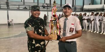 Dorong Disiplin, Kekompakan dan Kepemimpinan di Kalangan Pelajar, Kodim 1310/Bitung Gelar Lomba PBB Antar SMA Memperingati Semarak HUT ke-81 TNI