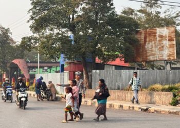 Satlantas Polres Jayawijaya Gelar Strong Point Pagi, Kedepankan Pelayanan Humanis demi Keselamatan Pengguna Jalan
