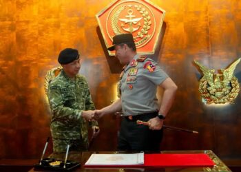 Panglima TNI dan Kapolri Perkuat Soliditas dan Sinergi TNI-Polri