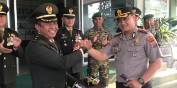 Perkuat Soliditas dan Sinergitas TNI-Polri di HUT ke-81 TNI, Makodim dan Koramil Jajaran Kodim 1310/Bitung Dapat Kejutan dari Polres dan Polsek