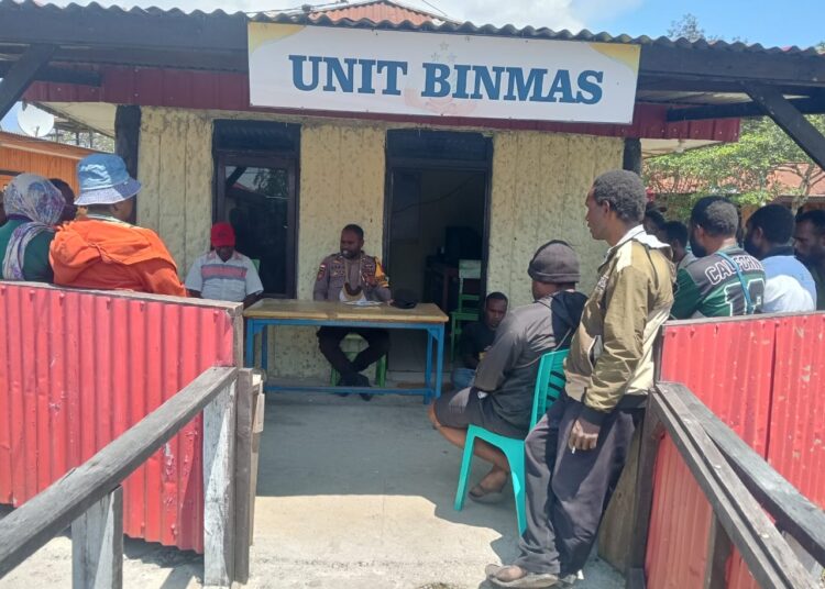 Jaga Stabilitas Keamanan, Polsek Wamena Kota Intensifkan Patroli, Mediasi Warga, hingga Silahturahmi HUT TNI