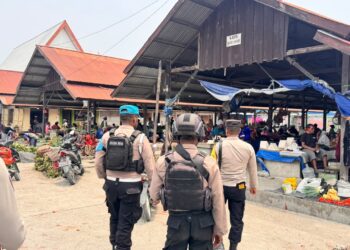Patroli Rutin Polres Jayawijaya, Bersama Jaga Wamena Tetap Aman dan Kondusif