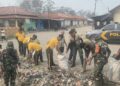 Bersama TNI-Polri dan Warga, Pasar Jibama Dibersihkan agar Nyaman untuk Aktivitas Jual Beli